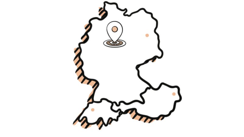 Geotagging - Karte mit Pin