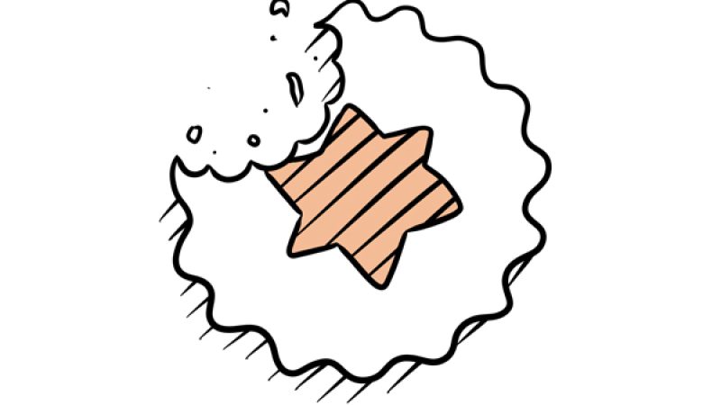 Cookies auf Websites: Mehr als ein digitaler Snack dieses Bild zeigt einen abgebissenen Keks.